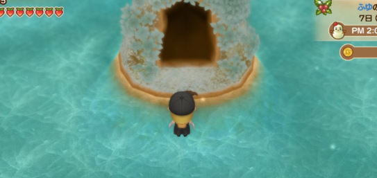 湖の鉱石場